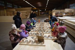 Kinder des Kinderhaus Sonnenblume in Oberharmersbach zu Besuch bei uns